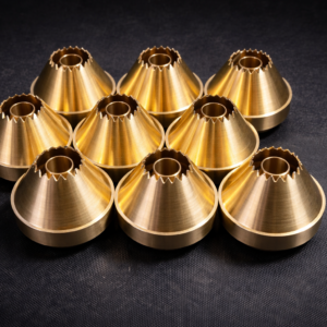 Латунні фігурні дюзи для двобункерної тістовідсадочної машини, власне виробництво.